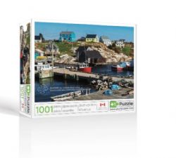 PLUS1PUZZLE CASSE-TÊTE 1001 PCS - VILLAGE DE PEGGY'S COVE - NOUVELLE-ÉCOSSE #P1P13811